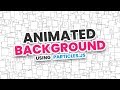 Animated Background Using Particles.js