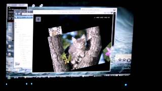 FTIR Multi touch table: first demo