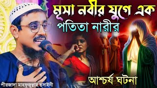 মূসা নবীর যুগে এক পতিতা নারীর আশ্চর্য ঘটনা! একদম নতুন ওয়াজ// pirjada Mohibullah Hussaini waz