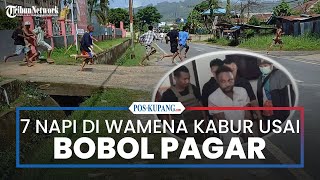 1 Anggota KKB dan 6 Napi Kabur dari Lapas Wamena usai Bobol Pagar