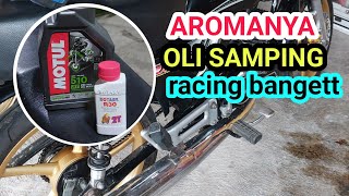 Oli samping Rx king Motul feat R30 || aroma nya racing banget