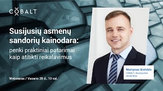 WEBINAR | Susijusių asmenų sandorių kainodara: penki praktiniai patarimai kaip atitikti reikalavimus