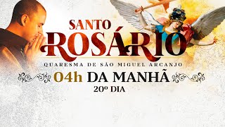 Santo Rosário / 20º Dia / Quaresma de São Miguel / 03:50 / LIVE Quaresma AO VIVO