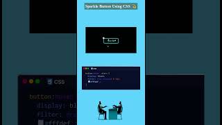 Create a Sparkle Button Using CSS 💫 | Beautiful Animated Button Effect Tutorial 💻#css #webdesign #⃣