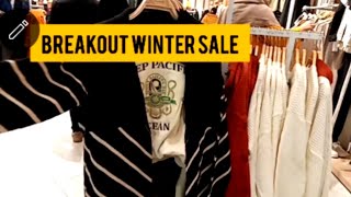 Breakout winter sale 50 % off January  2025