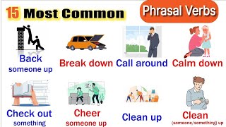 15 Most common phrasal verbs | phrasal verbs with meaning and sentences | listen and practice