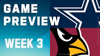 Dallas Cowboys vs. Arizona Cardinals | 2023 Week 3 Game Preview