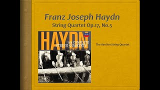 Haydn, String Quartet Op 17, no 5 - Video Score . Aeolian Quartet