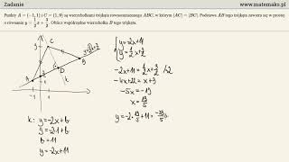 Zadanie - geometria analityczna