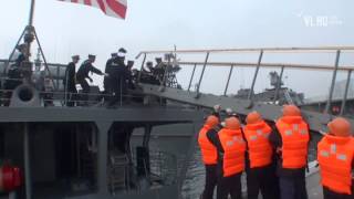 VL,ru   Приход эскадренного миноносца Хамагири японских ВМС Владивосток