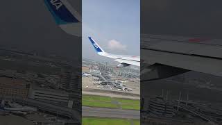 羽田空港発～大舘能代空港着　ANA719便　離陸動画