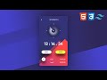 Stop Watch App |  UI Design to HTML, CSS Using Tailwind CSS | Conic Gradient