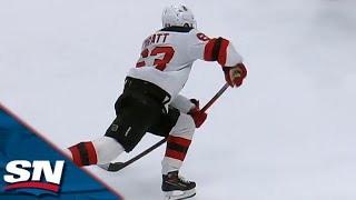 Devils' Jesper Bratt Hits 30 Goals With First Career Hat Trick vs. Lightning