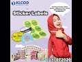 STICKER LABEL MURAH PROMO RAYA !! FREE DESIGN !!!