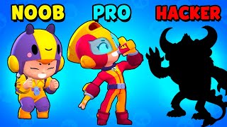 NOOB vs PRO vs HACKER - Brawl Stars