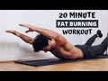 20 MIN FAT BURNING WORKOUT | No Equipment | Rowan Row