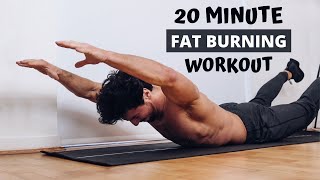 20 MIN FAT BURNING WORKOUT | No Equipment | Rowan Row