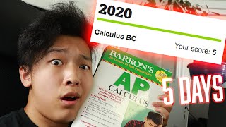 How I Learned AP Calculus BC in 5 DAYS and got a 5 (Ultralearning HACKS)