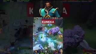 Crazy Kunkka Look For Timing and RAMPAGE !!! #dota2short #shotrs #dota2