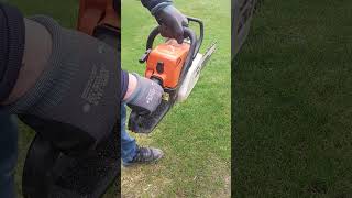 Stihl MS 170 Benzin Kettensäge starten.#amazing #love #nature #funny #fun #kettensäge #stihl