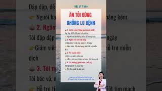 ĂN TỎI NHƯ THẾ NÀO MỚI ĐÚNG CÁCH? | Bác sĩ Trang