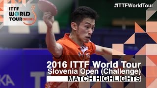 2016 Slovenia Open Highlights: Joo Se Hyuk vs Wong Chun Ting (1/4)