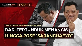 Perjalanan Ekspresi Kuat Ma'ruf, dari Tertunduk Menangis hingga Pose \