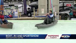 Getting on the water at the Expo Center for the Louisville Boat, RV and Sport Show