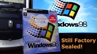 Unboxing a sealed copy of Windows 98! (and using it)