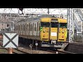 【4k】jr山陽本線　普通列車115系電車　ｵｶd 11編成　倉敷駅発車