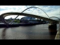 Gateshead Millennium Bridge Tilt (timelapse and real-time)