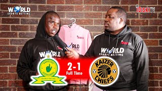 Mamelodi Sundowns 2-1 Kaizer Chiefs | Too Defensive For A Big Team | Junior Khanye