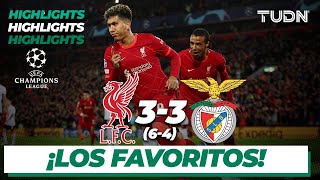 Highlights | Liverpool 3(6)-(4)3 Benfica | UEFA Champions League 2022 - 4tos VUELTA | TUDN