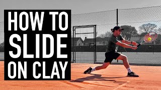 How To Slide On Clay (5 Tips) #tennis