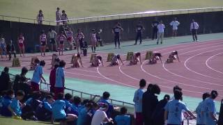 20170416静岡中部選手権女子100ｍ準決勝3組