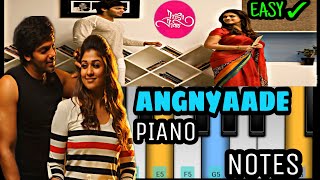 Angnyaade Piano Cover | Raja Rani | Keyboard Notes