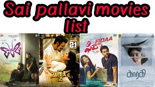 Sai pallavi movies list || All Language Movies List