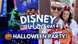 DISNEYLAND VLOG! 🎃 DAY 4 👻 Our 1st Oogie Boogie Bash Halloween Party! 🏀 Disney100 Shopping 🛍️