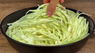 I cook cabbage like this every weekend 🎉 The most delicious cabbage recipe!