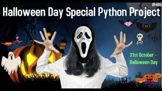 Halloween day using python | python project for beginners | python project tutorial