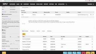 ERPLY - Customers module