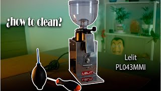 Lelit Fred | Grinder cleaning