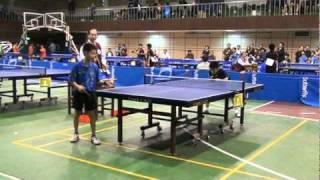 table tennis板橋信義國小桌球隊陳尚謙逆轉勝!!!