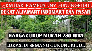 DIJUAL TANAH MURAH DIKAWASAN KAMPUS UNY LUAS TANAH 1.450m² 150m DR JLN ASPAL PROVINSI HARGA 280 JUTA