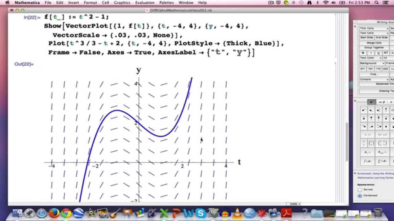 Using Mathematica For Odes Part 2 Use Vectorplot And Show For A Pure