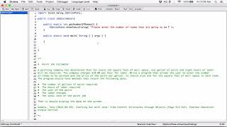 5.4. (Part 1) Paint Job Estimator - Java
