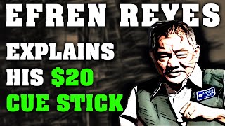 Efren beat THE BEST with a $20 CUE STICK? Efren Reyes tells all
