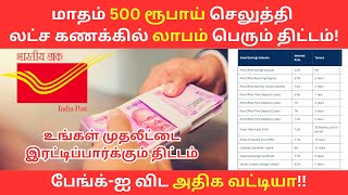 ✅ மாதம் ரூ.500 செலுத்தி லட்ச கணக்கில் லாபம் பெரும் திட்டம்!  🔥 Post Office Saving Scheme 2024 Tamil