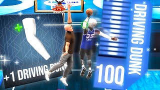 How a 100 dunk let me POSTERIZE EVERYONE in the 1v1 STAGE..