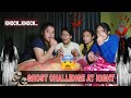 Ghost Challenge At Night | #charliecharliegame | Haunted Phone Numbers | Talkative Girls Vlogs